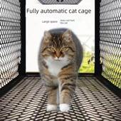 猫抓笼抓中等大小鼠抓笼安全兔笼救援无损伤铁夹大型户外抓