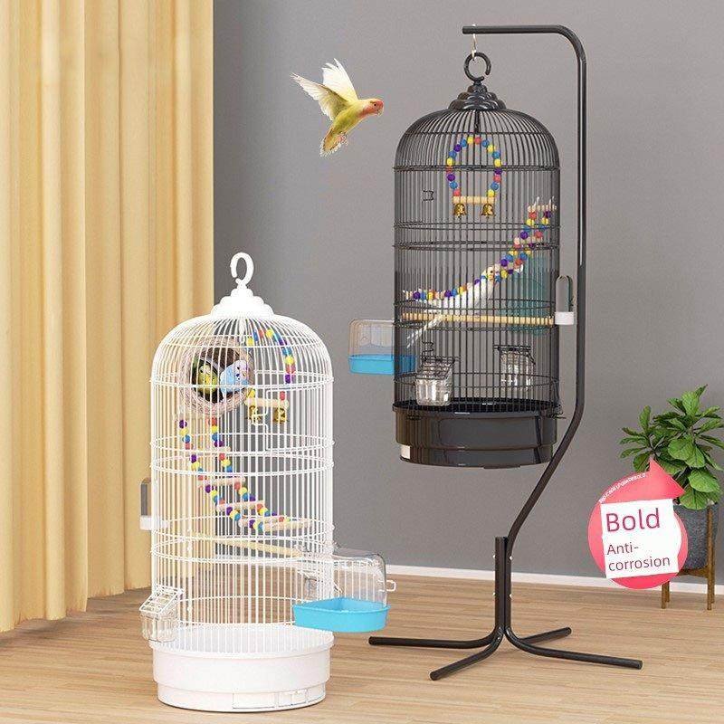 鹦鹉笼虎皮玄凤专用鸟笼大号圆形金属大型豪华别墅小八哥家用笼子,宠物/宠物食品及用品,宠物鸡/鸭/鸽笼,淘宝优惠券,粉丝福利购,淘宝优惠卷