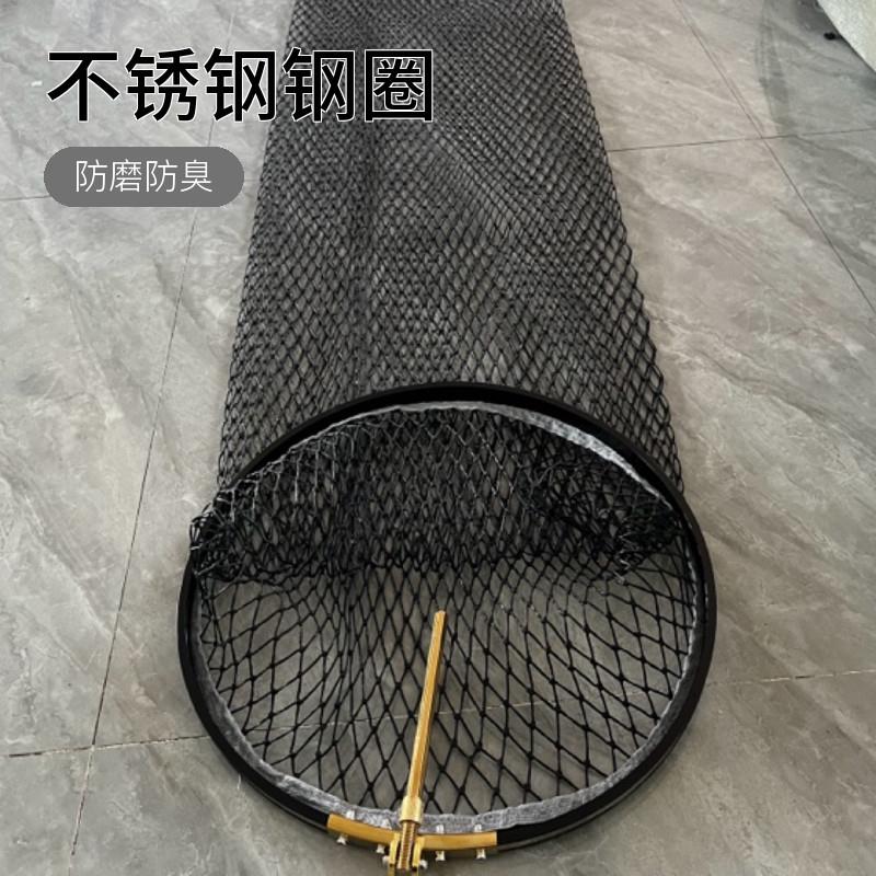 速干无口布黑坑挂胶鱼护大力马68编大力马88编2款无口布速鱼干护