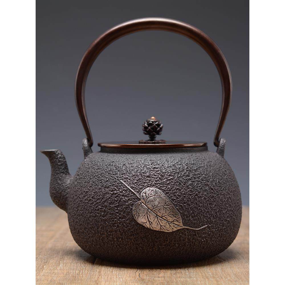 铁壶铸铁泡茶壶龟寿堂烧水壶煮茶壶生老铁壶纯手工原装日本进口