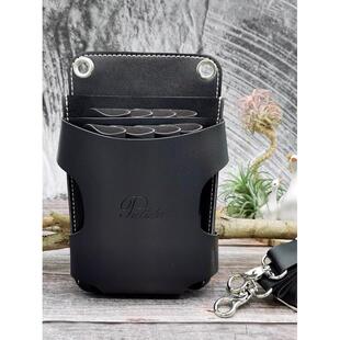 高端发型师专用剪刀工具包宠物师美发剪子腰包理发店剪发收纳挎包