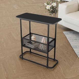 极窄边几客厅20cm沙发夹缝小茶几收纳边柜边几缝隙岩板边柜侧边桌