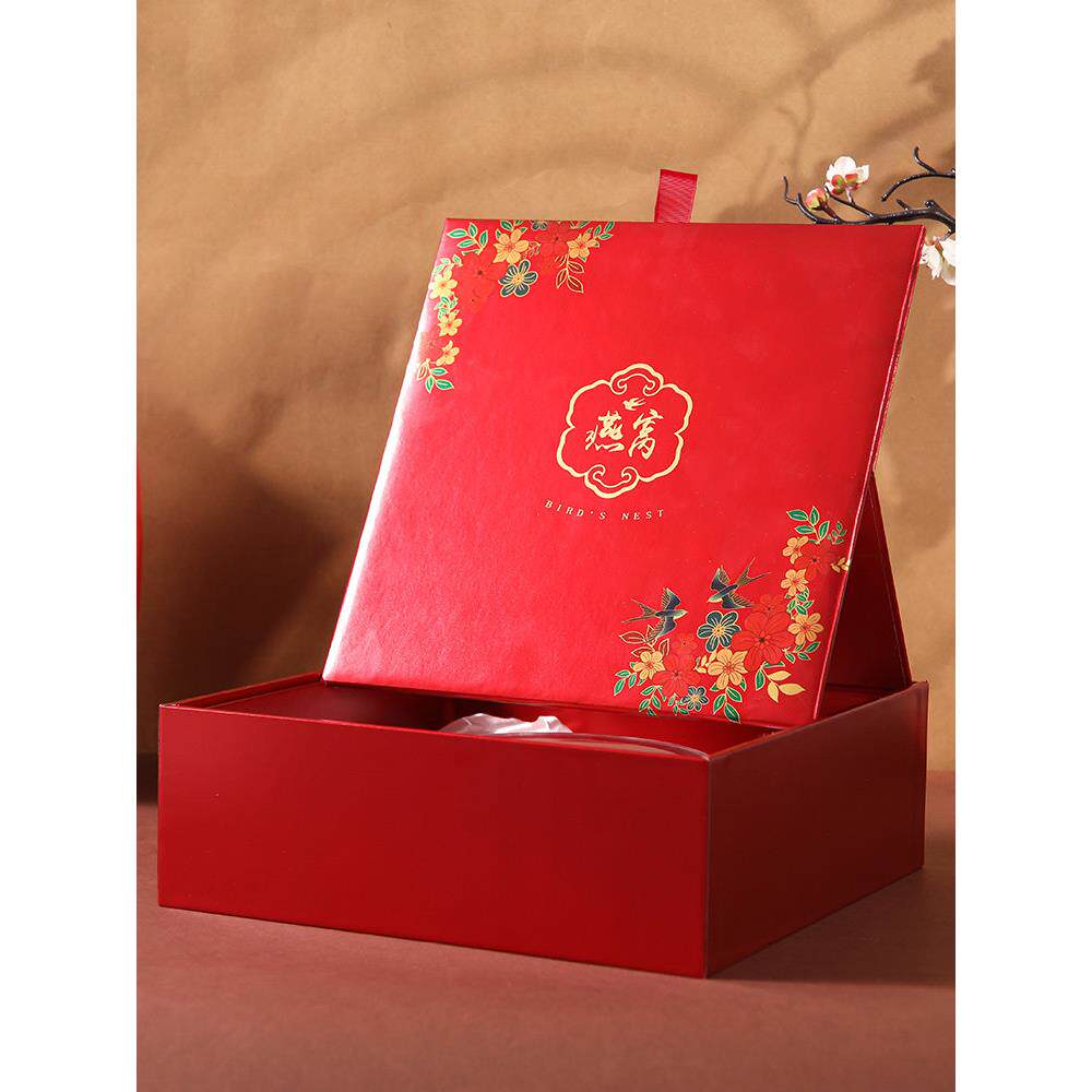 高档燕窝包装盒礼品盒纸盒圆内盒八角内盒中国风年货节日喜庆礼盒