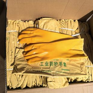 台州舒意45cm加长加厚化工业保护手套耐强酸碱火碱防腐蚀电镀专用