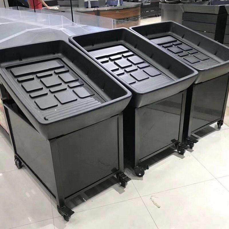 超市操作台生鲜荔枝保鲜促销台急冻海鲜水果店冷藏冷冻保鲜展示柜