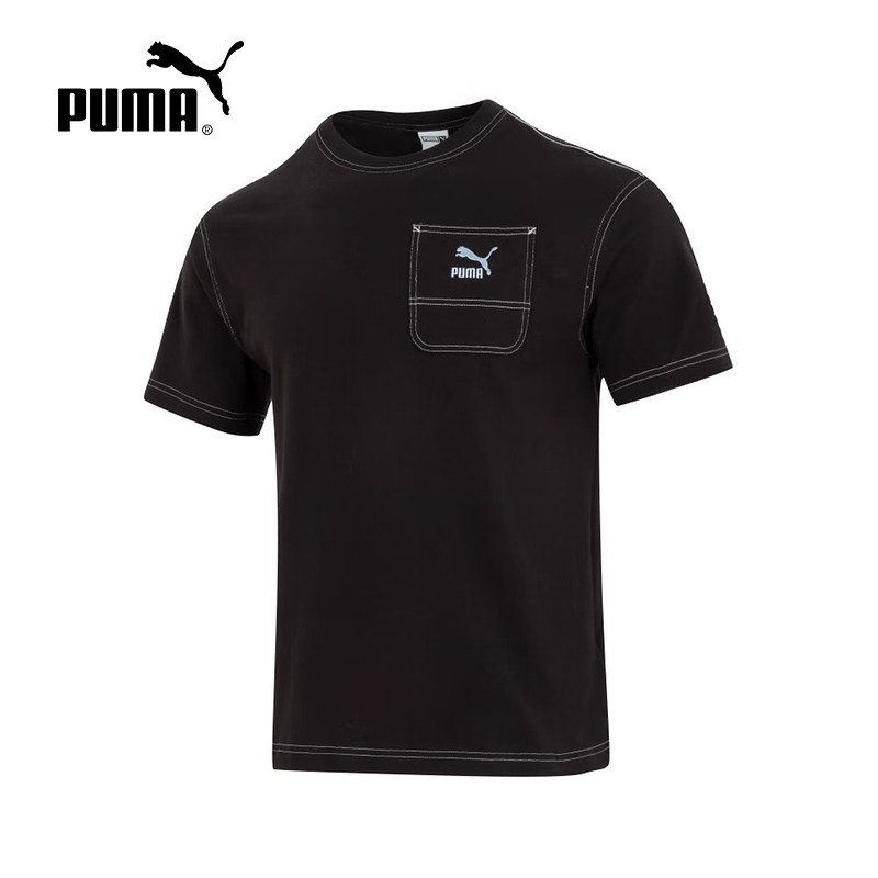 PUMA彪马短袖T恤男女半袖夏季跑步训练运动服透气宽松62685