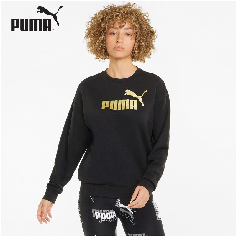Puma彪马卫衣女装春季新款ESS运动休闲舒适圆领套头衫6709