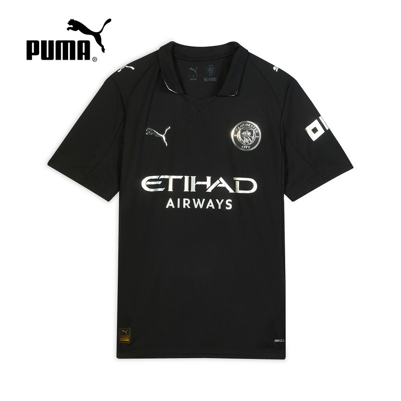 PUMA彪马曼城吸湿速干客场球迷版球衣短袖T恤男子运动上衣 78