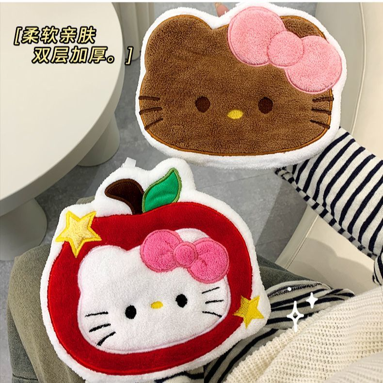 擦手巾挂式可爱毛巾超强吸水加厚高颜值厨房卫生间