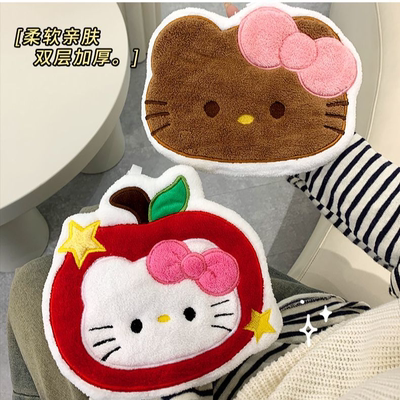 擦手巾挂式可爱毛巾超强吸水加厚高颜值厨房卫生间