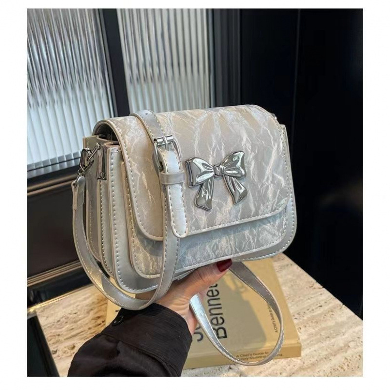 质感洋气小包包新款蝴蝶结小方包