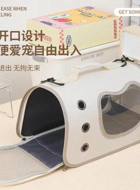 2025新款猫包便携外出包大容量太空舱背包猫笼子猫箱防应激宠物s