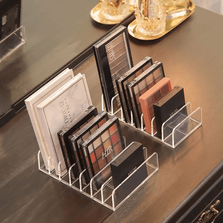透明分隔眼影盘吧唧谷子周边粉饼手机书本收纳桌面梳妆台抽屉宿舍