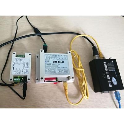 ll专业2路4路6路DMX512继电器10A16A电源开关防干扰DMX电源开关控