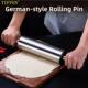擀面杖家用不锈钢擀面杖辊式 擀面杖大型烘焙工具饺子皮专用