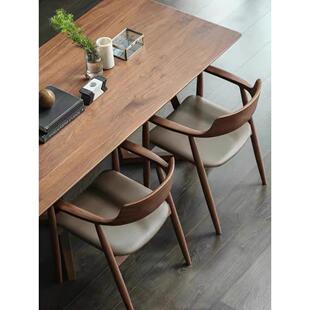 北欧实木餐桌咖啡茶几家居休闲现代简约轻奢条形会议洽谈办公桌