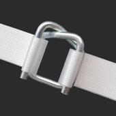 比硕纤维带聚酯柔性纤维手工打包带纤维打包扣回形扣货物捆绑带13