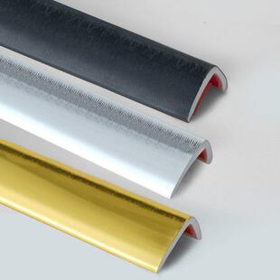 Pvc不干胶正角边条7字亮条天花装饰条门窗桌柜边防撞条镜面美边线