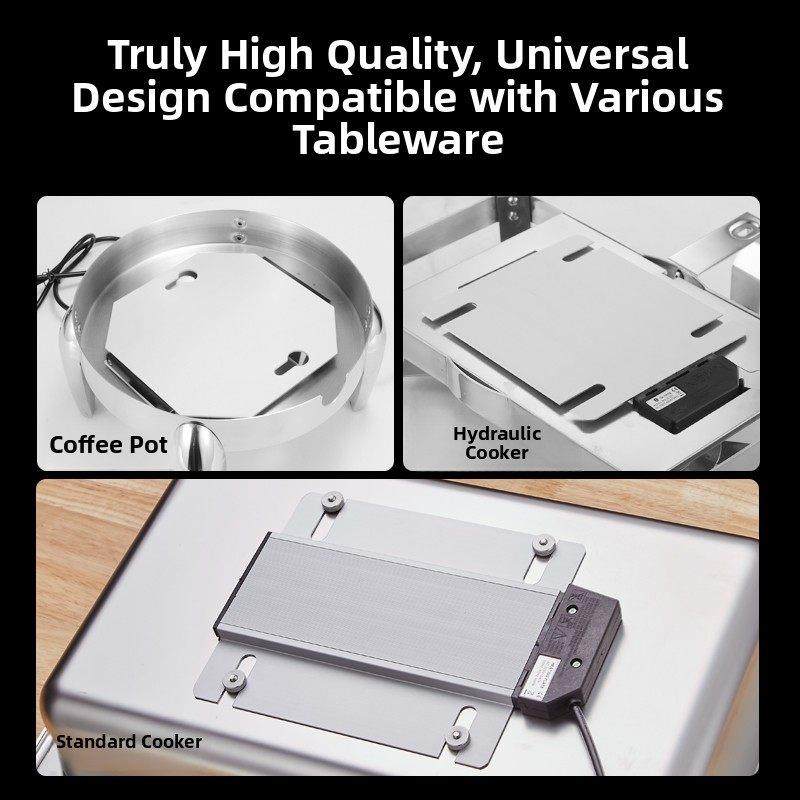 自助保温炉加热板不锈钢巴菲炉电加热板餐饮炉配件方形温控加热板,餐饮具,酒店餐具,淘宝优惠券,粉丝福利购,淘宝优惠卷