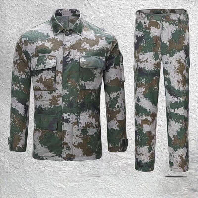 正版全套学生迷彩军训劳保服休闲工地干活服装耐磨抗撕结实耐穿