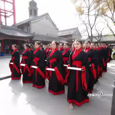古装汉服男女礼仪之邦古代舞台演出服装高中成人礼毕业典礼表演服