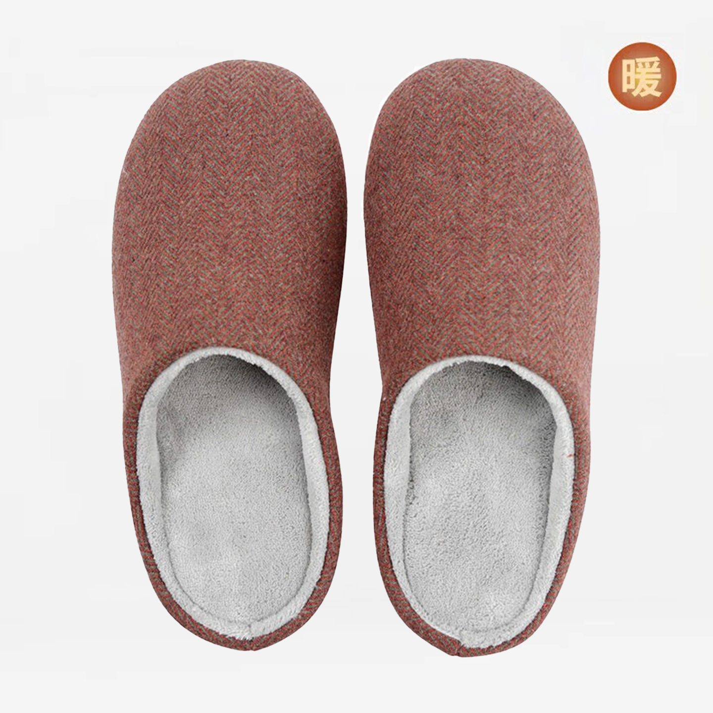 日式秋冬季新款素色居家室内木地板防滑男女情侣羊毛呢保暖棉拖鞋,居家布艺,居家亚麻拖鞋,淘宝优惠券,粉丝福利购,淘宝优惠卷