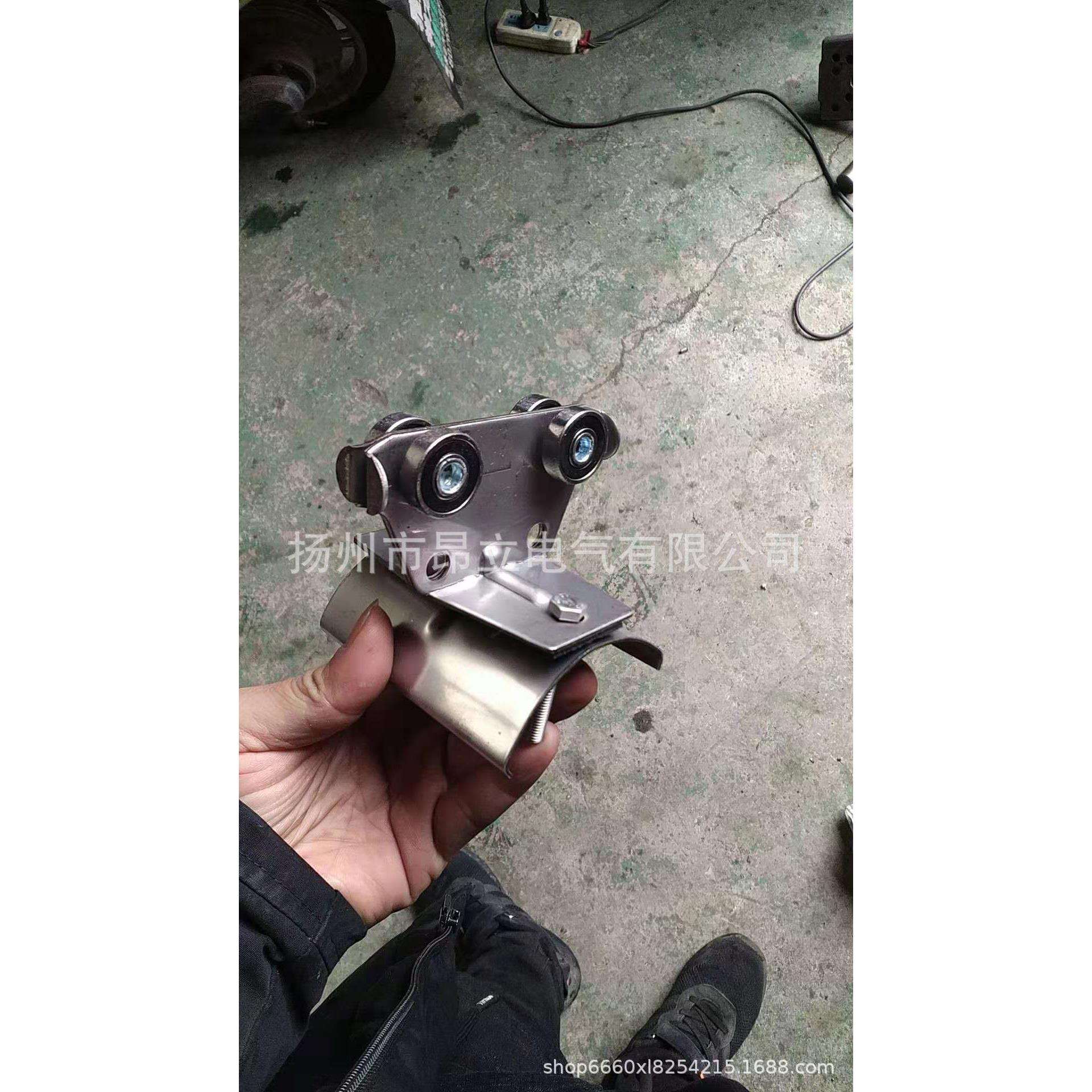 304不锈钢C40电缆滑车DTC四轮台车C型钢滑轨40*4040*35专用