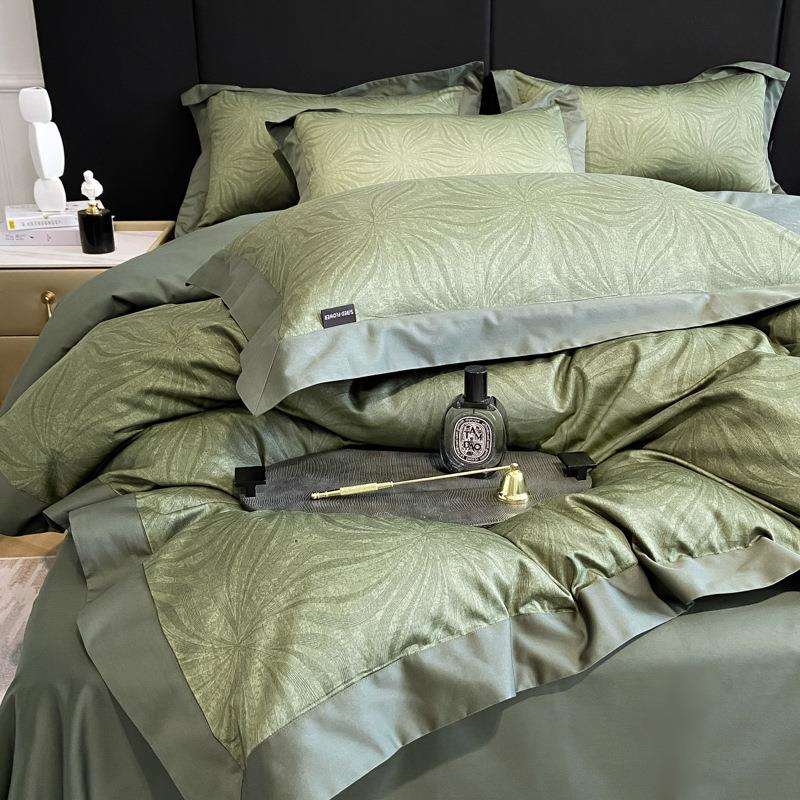 欧式轻奢200支匹马棉四件套100纯棉全棉床单被套高档四季床上用品