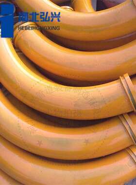 铸钢弯5头N12泵泵管弯头混D577凝土输送管砼配件R275*45双层弯管