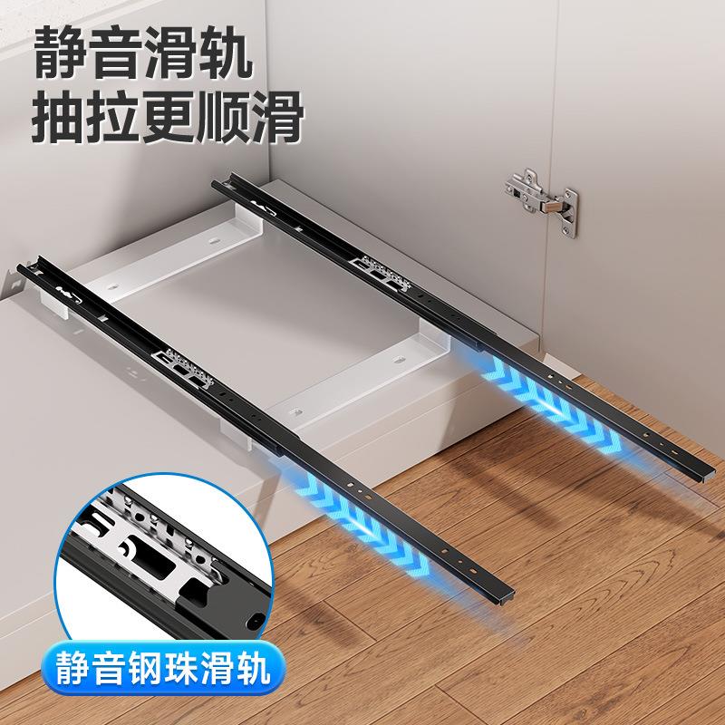 房架子碗置物架橱柜内拉柜内碗架篮抽屉式厨碟沥水架碗盘收纳架分