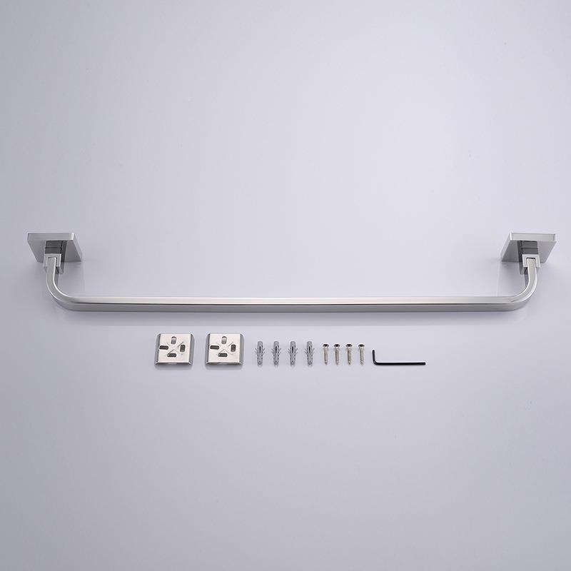 售毛杆单杆架方形现代304不锈巾钢毛巾挂工程款亮158光拉层丝直Q5