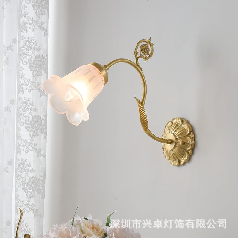 美式田园艺复壁古灯法浪漫温式文馨183客厅卧室床头洗手间过道壁