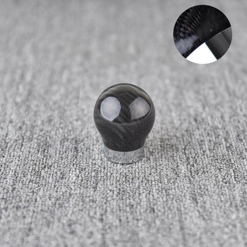 汽车改真碳纤维挡头TP-22排倒挡纹上提碳手动挡通装用换挡手柄