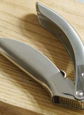 A6L曼手食慢语夹984不锈钢动压蒜器家用蒜泥器搅蒜器蓉蒜器