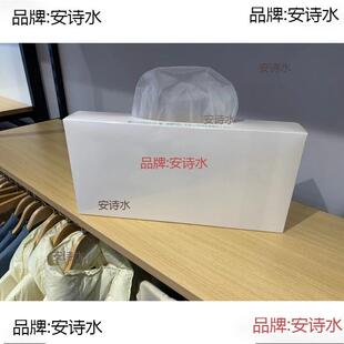 发抽纸式无纺布头套服装店试衣服JYG罩面气袋透明护脸套透试衣的