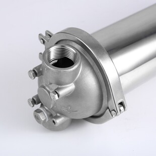 厂家前生DN25级不锈钢过滤器304不卫锈钢置过滤器管式快装过滤器