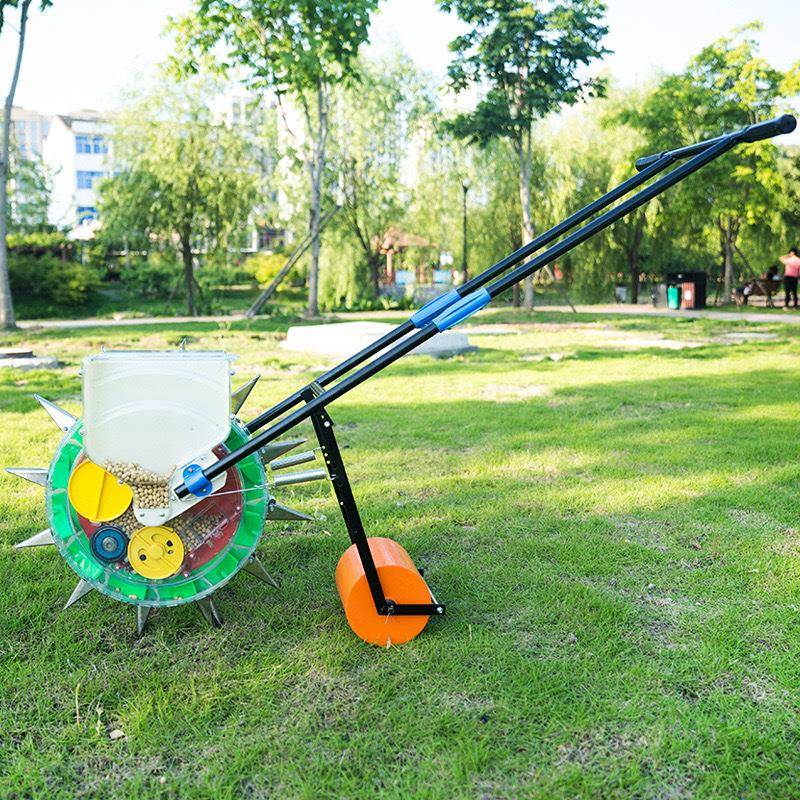 艺新款推式播式种机大豆园玉米蔬菜QMJ播种器轻便用法方手便厂家