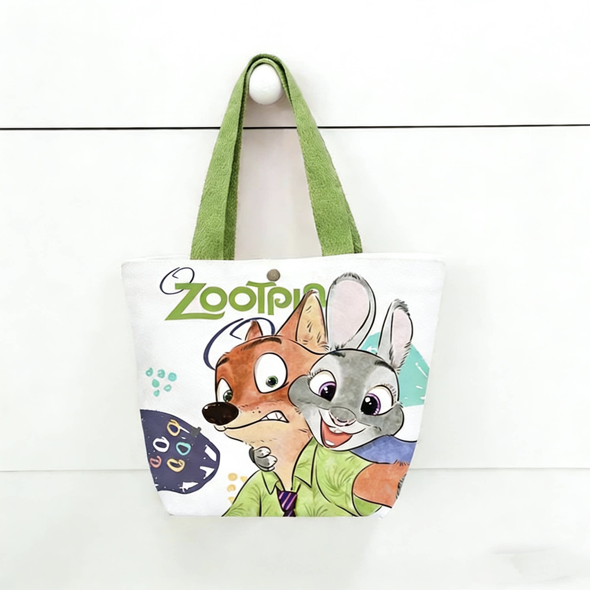 2026新款疯狂动物城卡通可爱儿童帆布袋手提包幼儿园小学生伴手礼