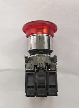 施耐德进口XB4拉拔式急停按钮红色带灯蘑菇头 ZB4BW643+ZB4BW0B45