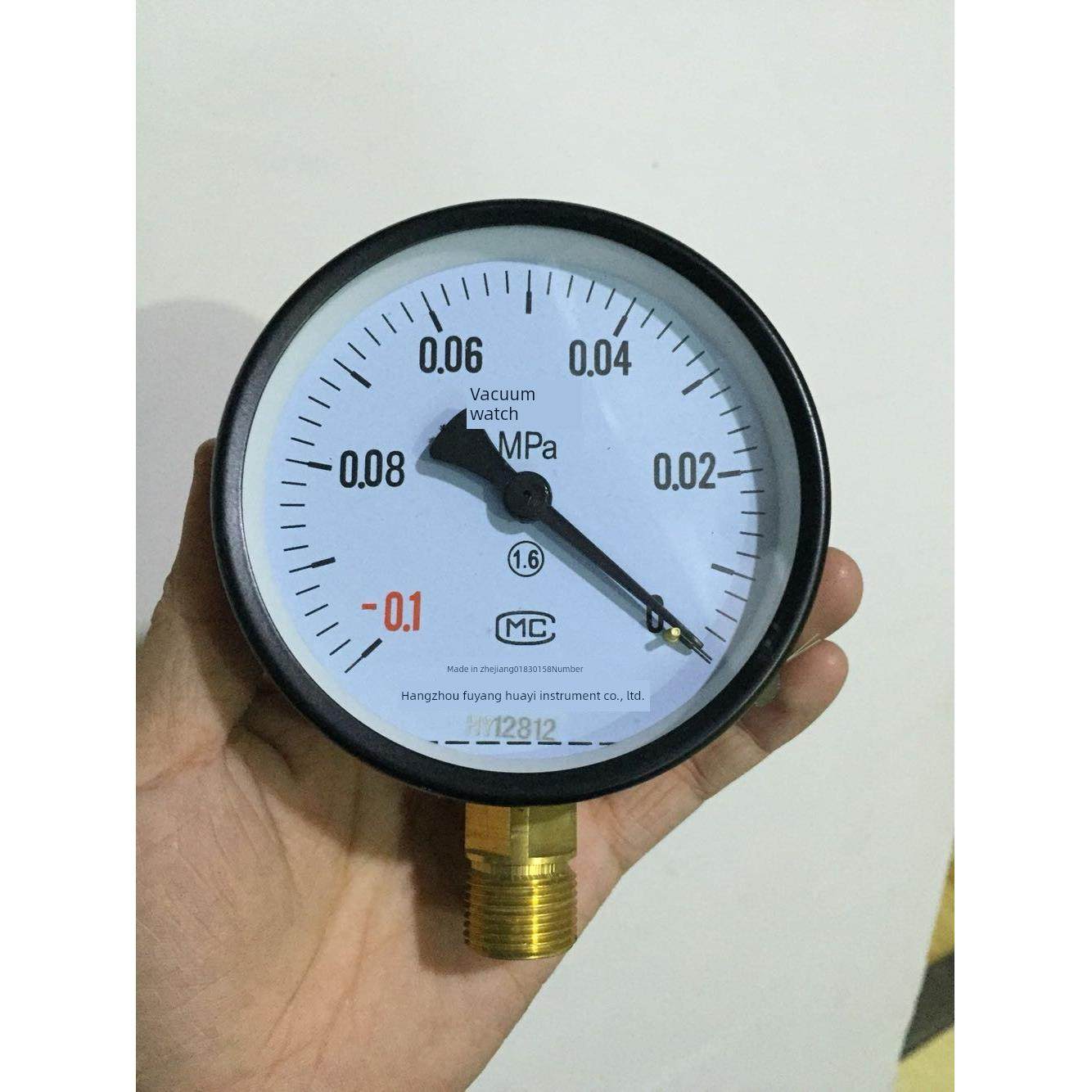 Y-100 Z-100真空表-0.1- 0mpa压力真空表真空压力表杭州富阳华表