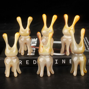 天然白牛角美鼻器眼睛眼部搓耳朵刮鼻梁神器头部经络章鱼刷按摩梳