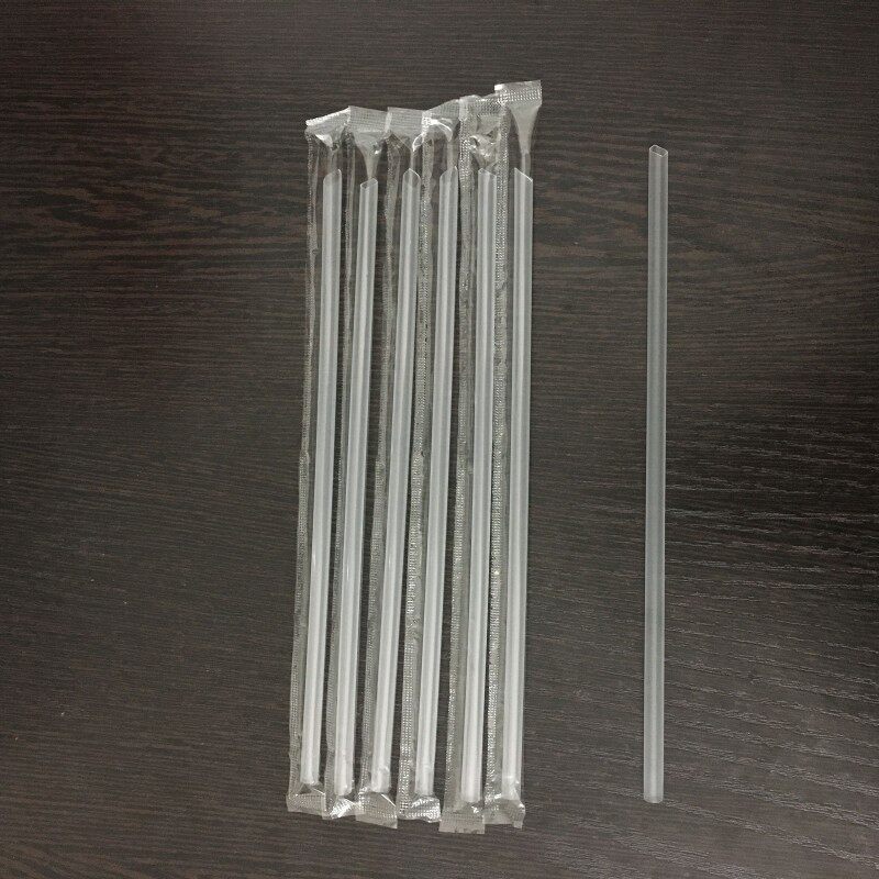 700毫升专用珍珠奶茶粗大沙冰果汁细吸管一箱5000只透明加长23cm