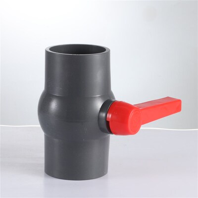 UPVC PVC连体蝶阀 灌溉蝶阀 涡轮排污蝶阀 承插式碟阀 DN250手动