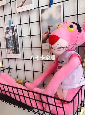 儿童房间布置娃娃墙女生屋子装饰品卧室床头公仔背景收纳网格挂架