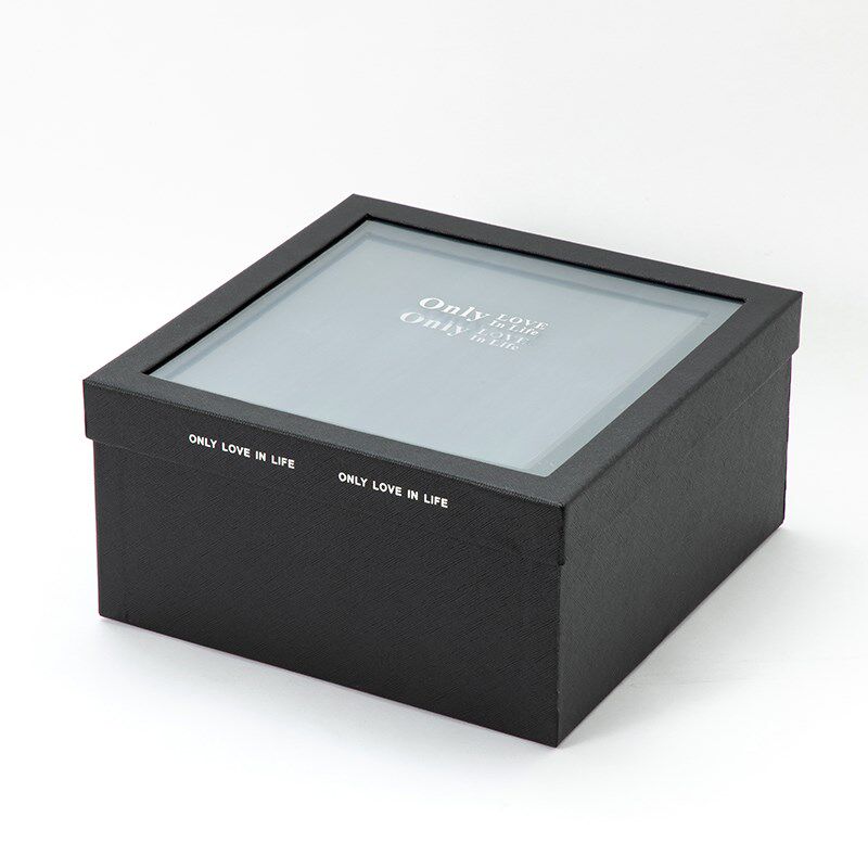 圣诞节网红水果鲜花花盒大号方形礼盒高档心形盒包装盒礼物盒空盒