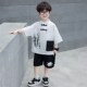 中国风宝宝唐装 高端中式 薄款 套装 国学服 男孩古装 儿童汉服男童夏季