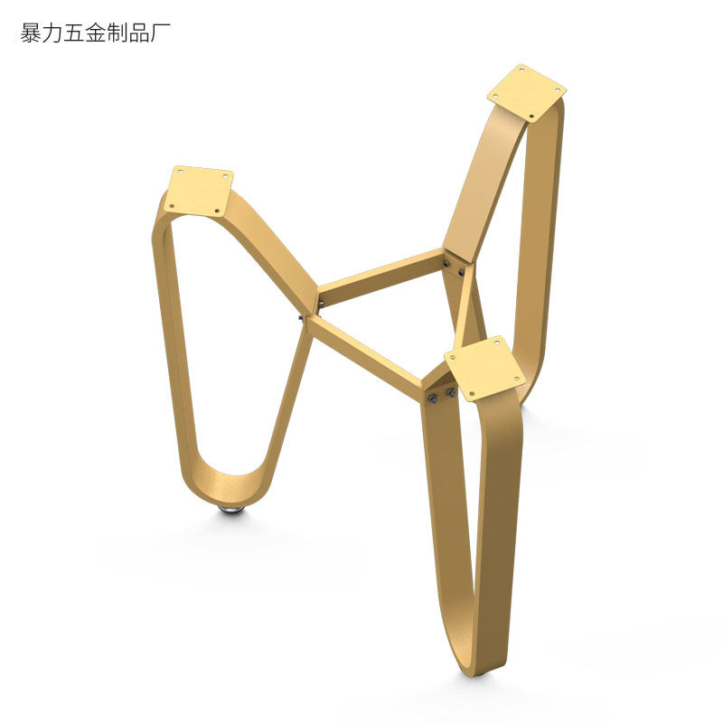 定做洽谈桌架支架餐桌脚桌子腿办公会议小圆桌茶几咖啡桌脚铁架子