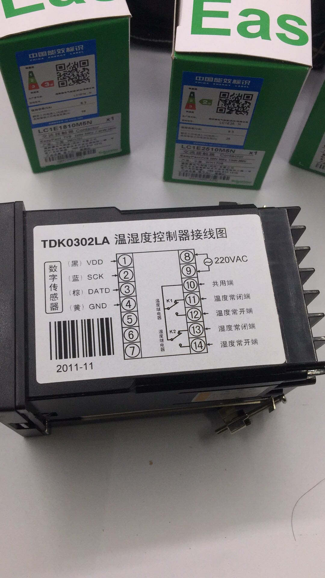 TDK0302LA温度湿度控制器温控器 温控开关 自动 AC220V