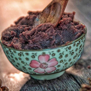 纯正低糖豆沙馅料无防腐剂红豆沙 粽子月饼青团包子馅料 烘焙馅料