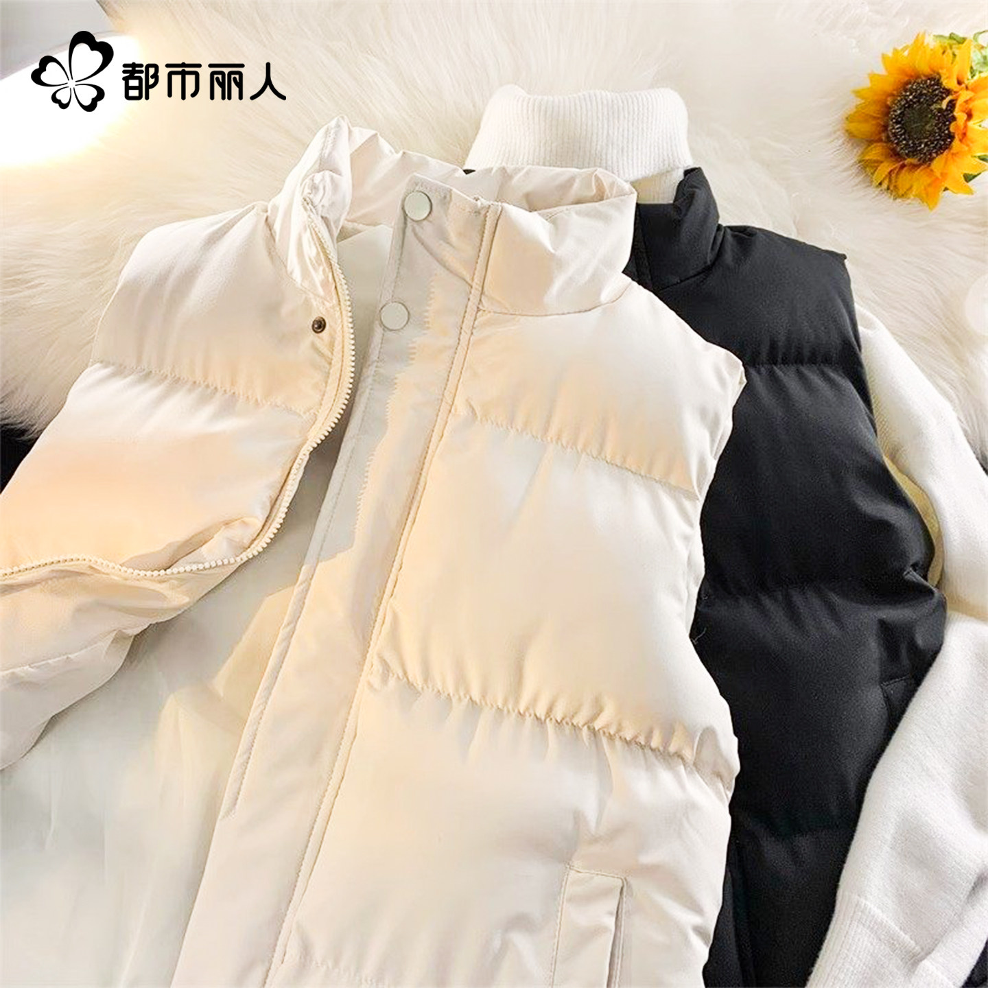 都市丽人棉服马甲冬外穿女2026新款小个子加厚夹棉保暖叠穿背心Y,女装/女士精品,马夹,淘宝优惠券,粉丝福利购,淘宝优惠卷